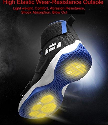 Soldier"Camo" Men's Shock Absorption Basketball Shoes (Camouflage, 7.5D(M) US-EU40)