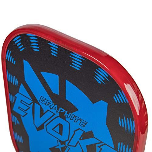 Onix Graphite Evoke XL Pickleball Paddle Features Polypropylene Core, Graphite Face, and Oversized Shape