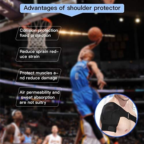 Shoulder Brace for Women Men, Rotator Cuff Support Adjustable Belt & Pressure Pad Shoulder Compression Sleeve for Shoulder Impingement Syndrome, Pain Relief, Tendonitis, Arthritis, Injury Prevention