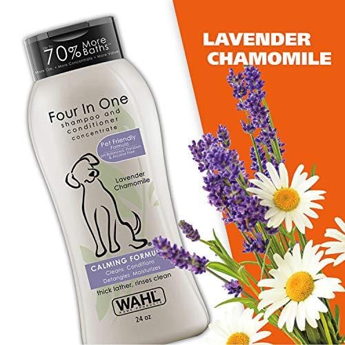 Wahl Pet/Dog 4-in-1 Lavendar Chamomile Shampoo and Conditioner