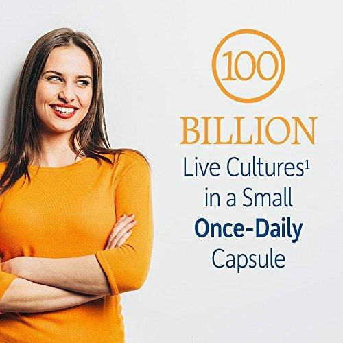 Garden of Life RAW Probiotics Ultimate Care Shelf Stable - 100 Billion CFU Guaranteed through Expiration, Once Daily - Certified Non-GMO & Gluten Free - No Refrigeration - 30 Vegetarian Capsules