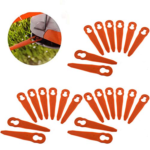 Chuancheng 24Pc Plastic Cutter for Stihl PolyCut 2-2 Garden Lawn Mower Trimmer 4008 007 1000 Grass Cutter Replacement Tool
