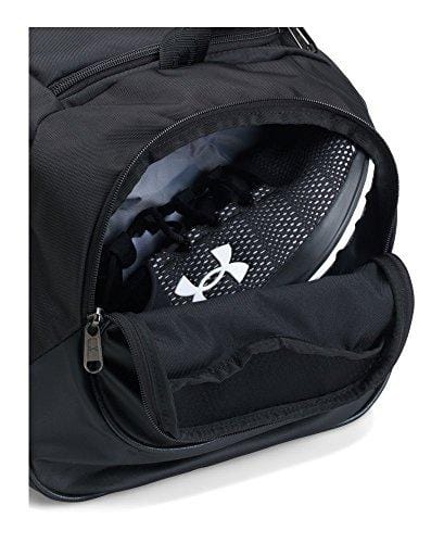 Under Armour Undeniable Duffle 2.0 Gym Bag, Black (001)/White, Small
