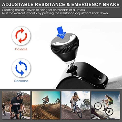 GOPLUS Adjustable Exercise Bike, Stationary Bike, Indoor Cycle Bike, with Heart Rate Sensors, LCD Display, Professional Exercise Bike for Home and Gym Use
