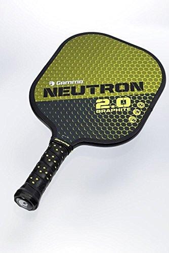 GAMMA Sports 2.0 Pickleball Paddles: Neutron 2.0 Pickleball Rackets - Textured Graphite Face - Mens and Womens Pickle Ball Racquet - Indoor and Outdoor Racket - Yellow Pickle-Ball Paddle - 7 oz [product _type] Gamma Sports - Ultra Pickleball - The Pickleball Paddle MegaStore