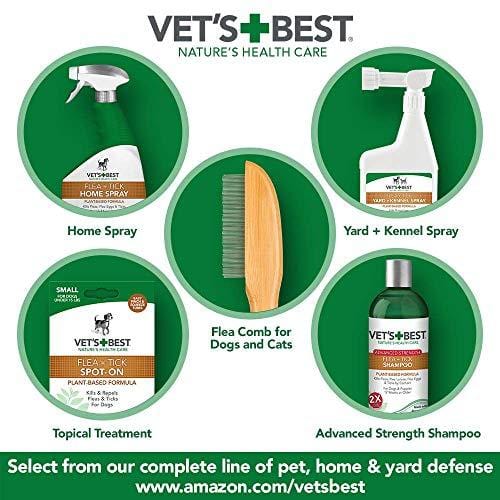Vet's Best Flea and Tick Home Spray | Flea Treatment for Dogs and Home | Flea Killer with Certified Natural Oils | 32 Ounces