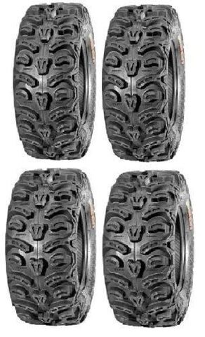Full set of Kenda Bear Claw HTR Radial (8ply) 27x9-12 and 27x11-12 ATV Tires (4)