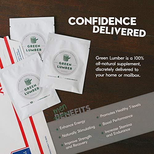 Green Lumber [10 Pack] Supply - All Natural Testosterone Booster Made with Pure Eurycoma Longifolia