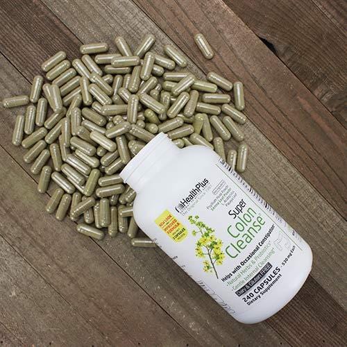 Health Plus Super Colon Cleanse: 10-Day Cleanse -Detox |  6 Cleanses, 240 Capsules