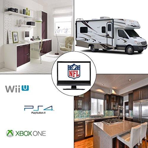 Small TV - Perfect Kitchen TV - 15.6 inch LED TV - Watch HDTV Anywhere - for Kitchen tv, RV tv, Office tv & More- Free HD Local Channels - Small HD TV - USB, HDMI, RCA, RF & More