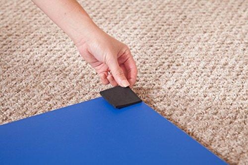 JOOLA Tetra - 4 Piece Ping Pong Table Top for Pool Table - Includes Ping Pong Net Set - Full Size Table Tennis Conversion Top for Billiard Tables - Easy Assembly & Compact Storage - Incl. Foam Backing