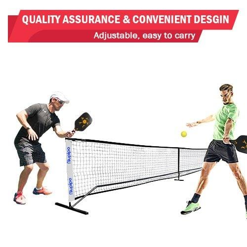 Pickleball Net, Portable Pickleball Net Sets With Large Carry Case, Wind & Dirty Resistant Pickleball Net For Durable Using Professional Pickleball Net System Includes Metal Frame & Net in Carry Bag [product _type] niupipo - Ultra Pickleball - The Pickleball Paddle MegaStore