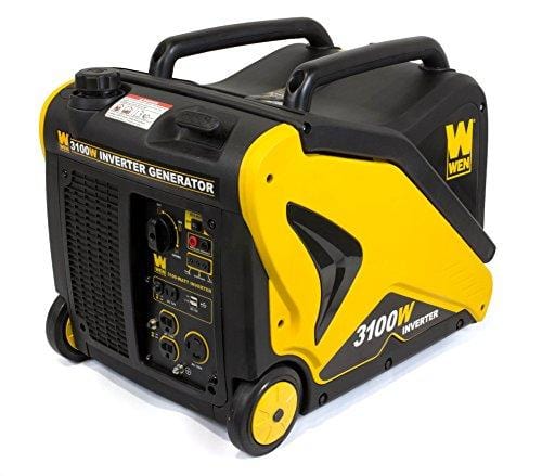 WEN 56310i CARB Compliant Inverter Generator with Built-in Wheels and Handle, 3100W