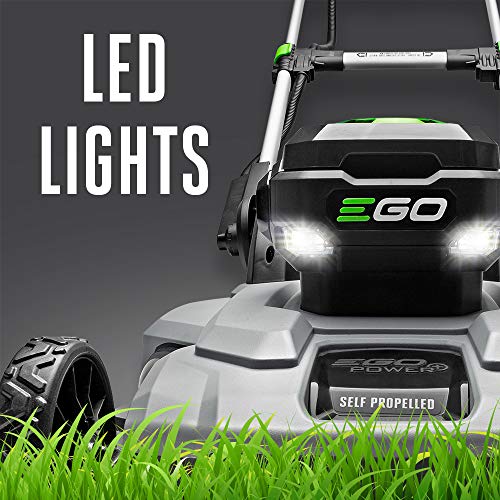 EGO Power+ LM2142SP 21-Inch 56-Volt Lithium-Ion Cordless Electric Dual-Port Walk Behind Self Propelled Lawn Mower with Two 5.0 Ah Batteries & Charger Included