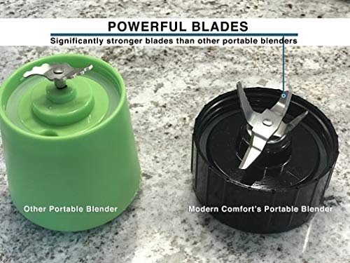 BlenderX CORDLESS HOME, PORTABLE & TRAVEL Blender | Xtra Power, Xtra Blends, Xtra Convenience | Xperience the Difference | Cocktails, Smoothies, Shakes & More | By ModernComfort