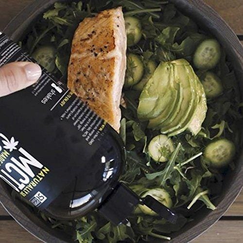 Premium MCT Oil derived only from Non-GMO Coconuts - 32oz BPA Free Bottle | Great in Keto Coffee,Tea, Smoothies & Salad Dressings | Non-GMO Project Verified & Vegan Certified (Unflavored)