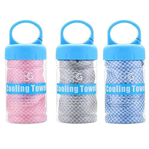 BOGI Cooling Towel for Instant Cooling - 40"x12" - Use as Cooling Scarf Headband Wristband Bandana-Soft Cool Bamboo Fiber-Stay Cool for Yoga Travel Climb Golf Football Tennis&Outdoor Sports(Blue) [product _type] BOGI - Ultra Pickleball - The Pickleball Paddle MegaStore