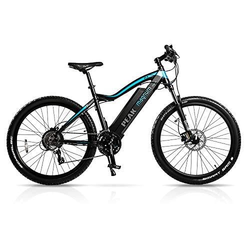 Magnum Peak Premium Electric Mountain Bike - 500-700W Motor - Large Capacity 48V13A - Lithium Battery -29" Wheels - Ebikes for Adults - Black
