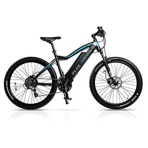 Magnum Peak Premium Electric Mountain Bike - 500-700W Motor - Large Capacity 48V13A - Lithium Battery -29" Wheels - Ebikes for Adults - Black