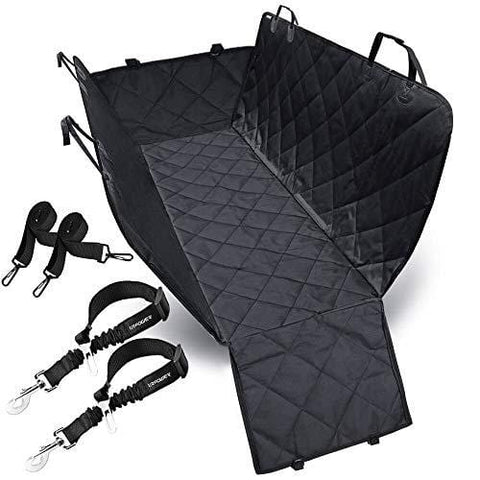 URPOWER Dog Seat Cover Car Seat Cover for Pets 100%Waterproof Pet Seat Cover Hammock 600D Heavy Duty Scratch Proof Nonslip Durable Soft Pet Back Seat Covers for Cars Trucks and SUVs