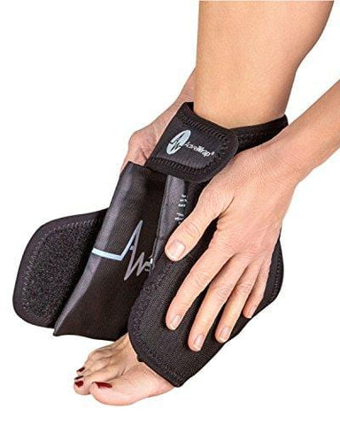 ActiveWrap Foot/Ankle Ice and Heat Wrap Right/Left Foot, S/M Black