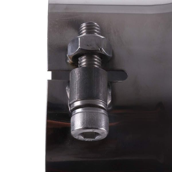ECCPP Diesel Exhaust Tip 5" Inlet 6" Outlet Exhaust Tips 15" Long Mirror Polished Stainless Steel Exhaust Tailpipe
