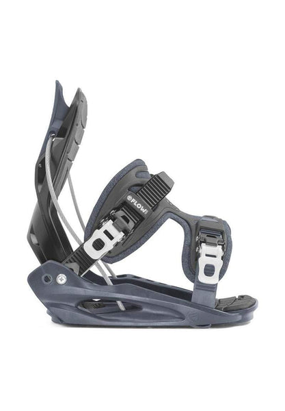 Flow Micron Youth Snowboard Bindings Kid's Sz M (4.5-8.5) Black