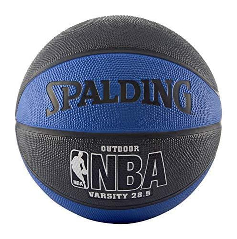 Spalding NBA Varsity Outdoor Basketball - Blue/Black - Intermediate Size 6 (28.5")
