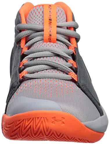Under Armour Boys' Pre School Torch Mid Basketball Shoe, Mod (101)/Pitch Gray, 12.5K M US Little Kid