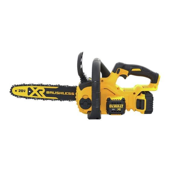 DEWALT DCCS620P1 20V MAX Lithium-Ion XR Brushless Compact 12 in. Cordless Chainsaw Kit (5AH)