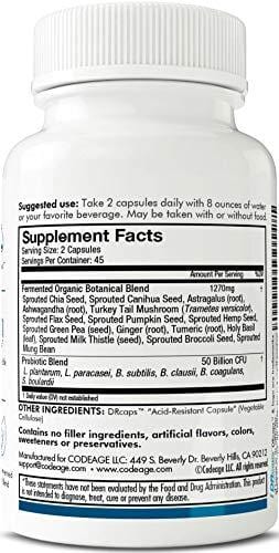 SBO Probiotics + Prebiotics Supplement, 90 Capsules - 50 Billion CFUs per Serving, Soil-Based Organisms - Patented Delay Release, Shelf Stable Probiotic Supplement - Probiotics for Women & Men