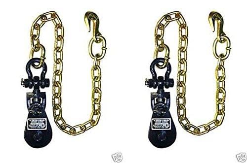 Qty. 2. Ships in 1 to 2 Business Days! BA Products 6I-2TSW30-x2 2 Ton Snatch Block with Chain for Rollback, Tow Truck, Crane, Wrecker, Equipment - Ultra Pickleball