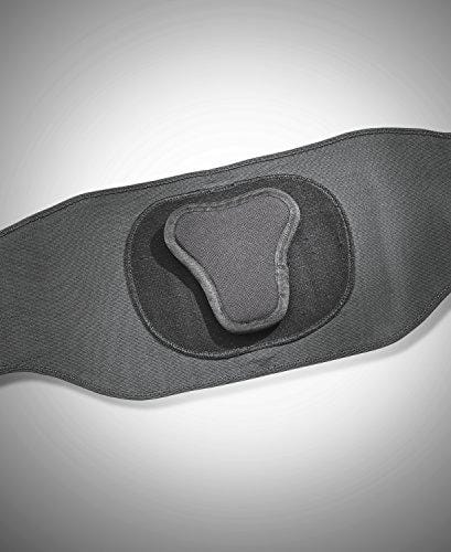 Mueller 255 Lumbar Support Back Brace with Removable Pad, Black, Regular(Package May Vary)