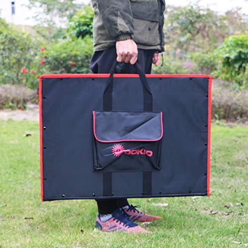 DOKIO 100 Watts 12 Volts Monocrystalline Foldable Solar Panel with Charge Controller