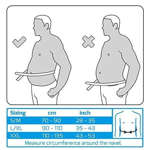 BraceUP Stabilizing Lumbar Lower Back Brace Support Belt Dual Adjustable Straps Breathable Mesh Panels (S/M)