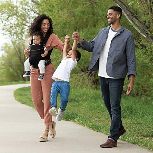 Boppy ComfyChic Baby Carrier, 4 Carrying Positions, Charcoal