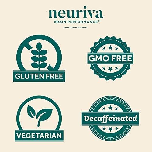 Fast-Acting Brain Supplement - NEURIVA Plus (30Count in a Bottle), Plus B6, B12 & Folic Acid, Supports 6 Indicators of Brain Performance: Focus, Memory, Learning, Accuracy, Concentration & Reasoning