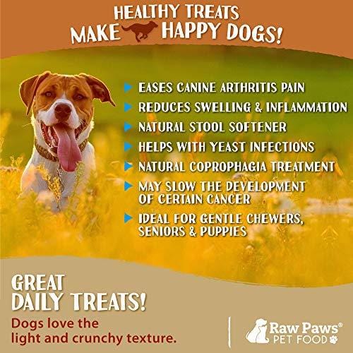 Raw Paws Green Lamb Tripe Sticks for Dogs, 10-Pack - Single Ingredient, Crunchy Green Tripe Lamb Dog Treats - Grass-Fed, Free Range Dehydrated Lamb Tripe for Dogs All Natural Dog Chews