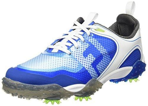 FootJoy Men's Freestyle Closeout Golf Shoes 57340 White/Electric Blue [product _type] FootJoy - Ultra Pickleball - The Pickleball Paddle MegaStore