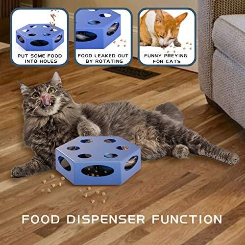 WingPet Interactive Electronic Cat Toy with Random Rotating Feather, Kitten Automatic Teaser Play Toy, Stimulate Hunting Instincts and Sense (Battery Included)