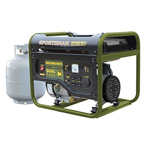Sportsman GEN4000DF, 3500 Running Watts/4000 Starting Watts, Dual Fuel Powered Portable Generator