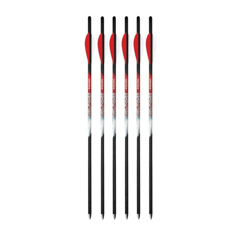 Black Eagle Executioner Crossbow Fletched Carbon Arrows/Bolts - 20/.001-6 Pack