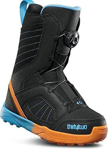 ThirtyTwo Kids Boa '18 Snowboard Boots, Black, 4C