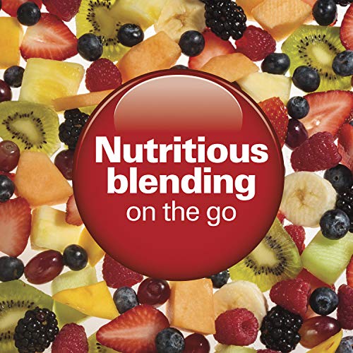 Hamilton Beach Personal Blender for Shakes and Smoothies with 14oz Travel Cup and Lid, Raspberry (51131)