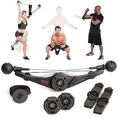 OYO Personal Gym - Full Body Portable Gym for Home, Office & Travel Fitness - Patented SpiraFlex Strength Training Technology Used by NASA