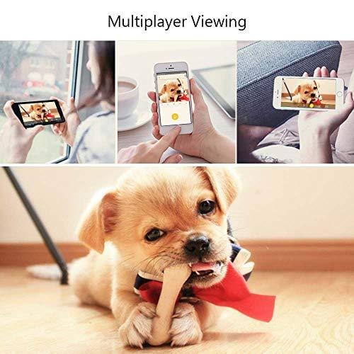 LEMFO Dog Camera, 1080P Full HD Pet Camera, Pet Cameras That Connect with iPhone Android Dog Camera with Phone App WiFi IP Camera with Two Way Audio, Night Vision, Motion Detection Alert