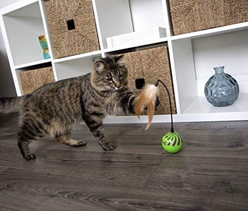 SmartyKat Feather Whirl Electronic Motion Cat Toy, As Seen On TV