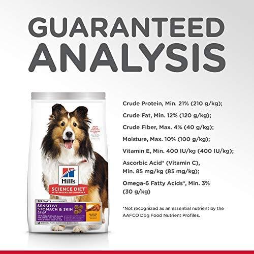 Hill's Science Diet Dry Dog Food, Adult, Sensitive Stomach & Skin, Chicken Recipe, 30 lb Bag