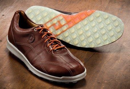 FootJoy VersaLuxe Men's Spikeless Golf Shoes (Previous Season) - Luggage Caramelo (11.5 D(M) US) [product _type] FootJoy - Ultra Pickleball - The Pickleball Paddle MegaStore