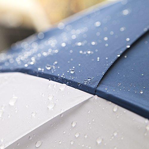 Third Floor Umbrellas 62/68 Inch Automatic Open Golf Umbrella - Extra Large Vented Windproof Waterproof Sturdy Double Canopy